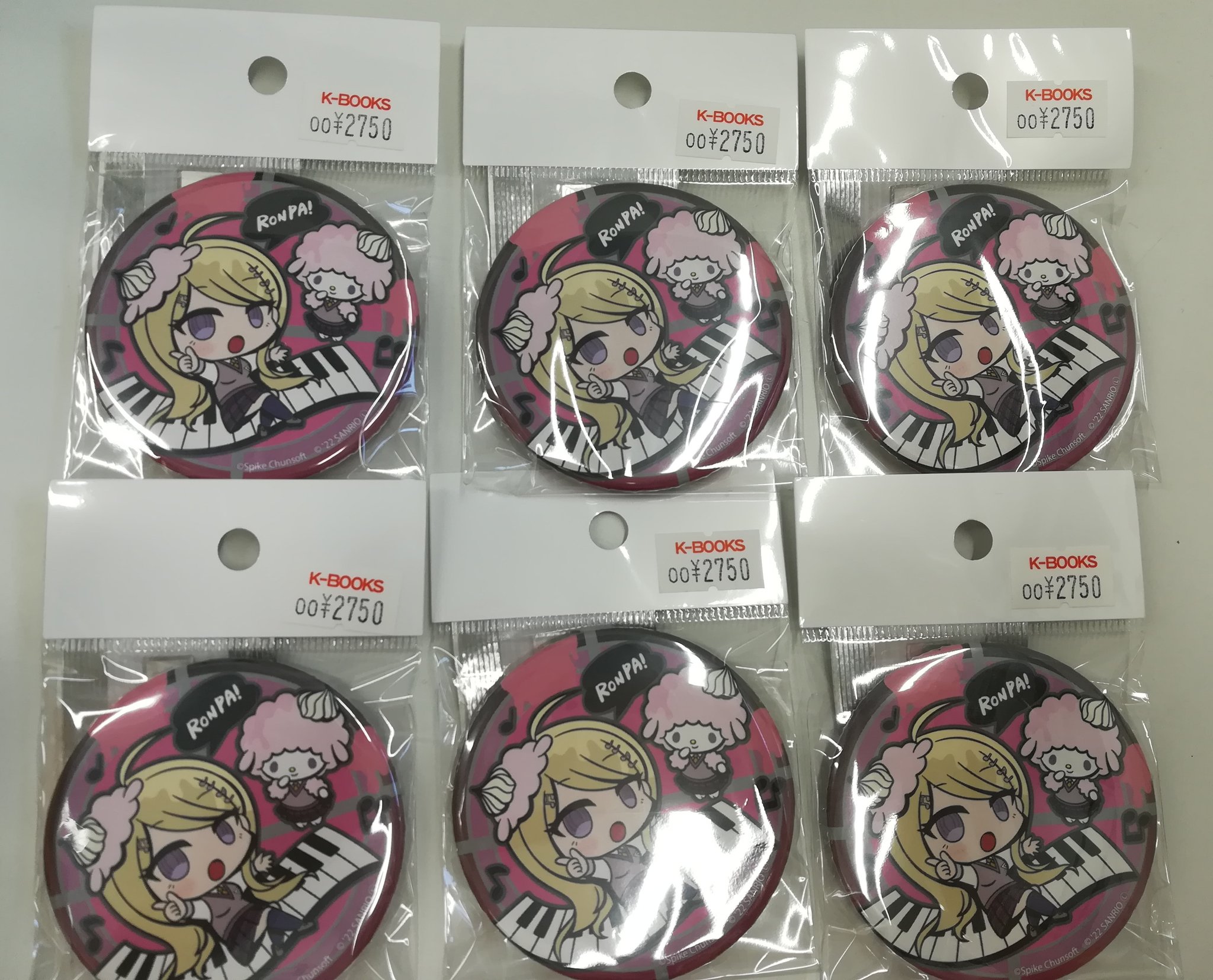 ダンガンロンパ ORBcafe オーブカフェ 等身缶バッジ 入間美兎