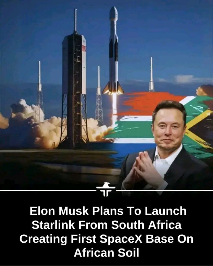 PeterPankyes's tweet photo. Elon Musk planning to launch starlink from South Africa https://t.co/EhxKo6TTsp