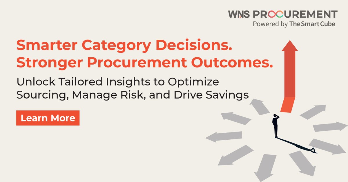 WNS Procurement (@wnsprocurement) on Twitter photo ๐๐ฟ๐ฒ ๐๐ผ๐ ๐บ๐ฎ๐ป๐ฎ๐ด๐ถ๐ป๐ด ๐๐ผ๐๐ฟ ๐ฐ๐ฎ๐๐ฒ๐ด๐ผ๐ฟ๐ถ๐ฒ๐โ๐ผ๐ฟ ๐ท๐๐๐ ๐ฟ๐ฒ๐ฎ๐ฐ๐๐ถ๐ป๐ด ๐๐ผ ๐๐ต๐ฒ๐บ? Gain the edge with always-on #CategoryIntelligence, tailored insights, and expert analysis that drive proactive, strategic procurement- lnkd.in/gsjiNxPy ๐๐ฟ๐ฒ ๐๐ผ๐ ๐บ๐ฎ๐ป๐ฎ๐ด๐ถ๐ป๐ด ๐๐ผ๐๐ฟ ๐ฐ๐ฎ๐๐ฒ๐ด๐ผ๐ฟ๐ถ๐ฒ๐โ๐ผ๐ฟ ๐ท๐๐๐ ๐ฟ๐ฒ๐ฎ๐ฐ๐๐ถ๐ป๐ด ๐๐ผ ๐๐ต๐ฒ๐บ? Gain the edge with always-on #CategoryIntelligence, tailored insights, and expert analysis that drive proactive, strategic procurement- lnkd.in/gsjiNxPy