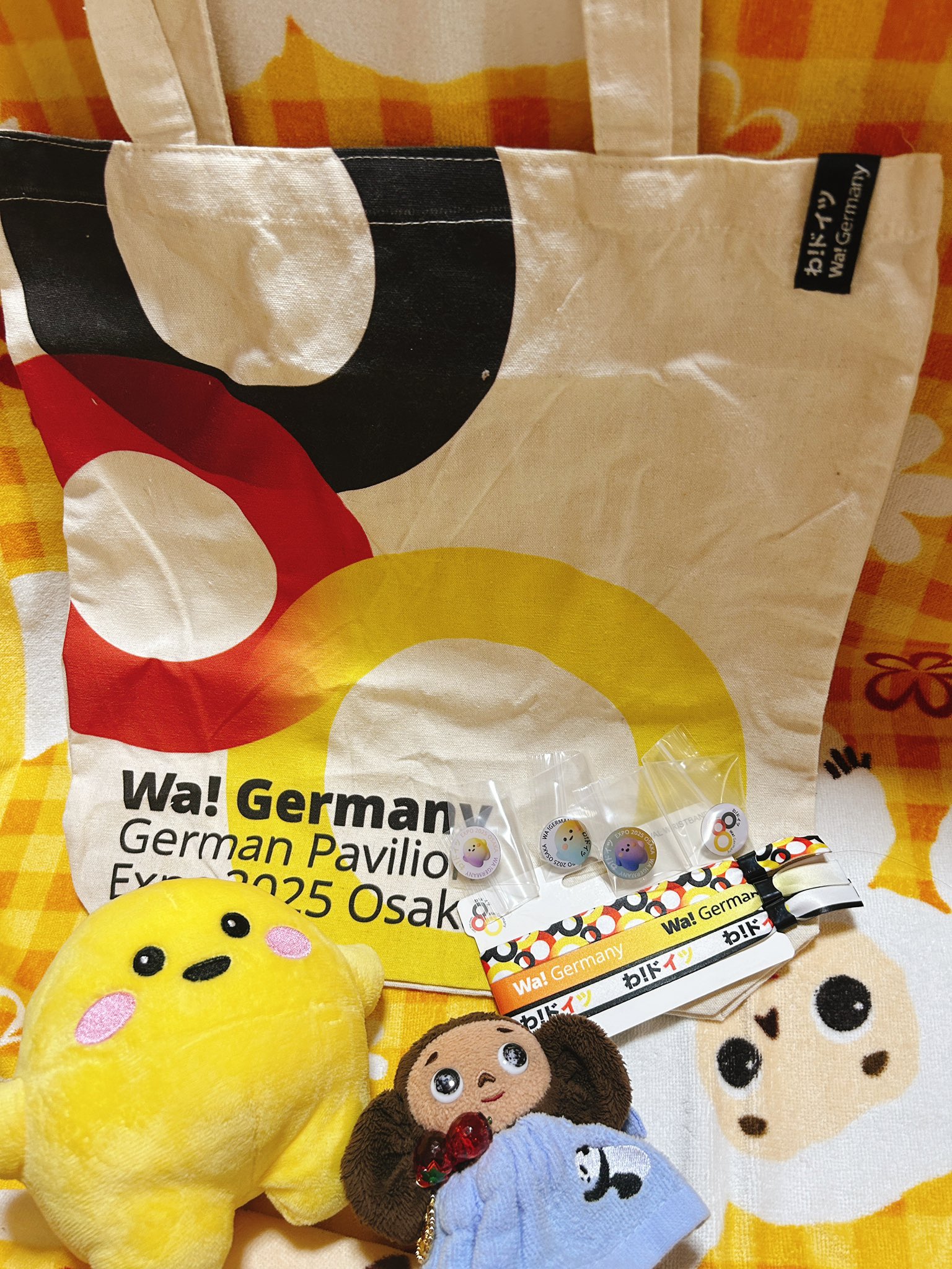 大阪万博 ドイツ館 トートバッグ WA! Germanyドイツパビリオン ベル on