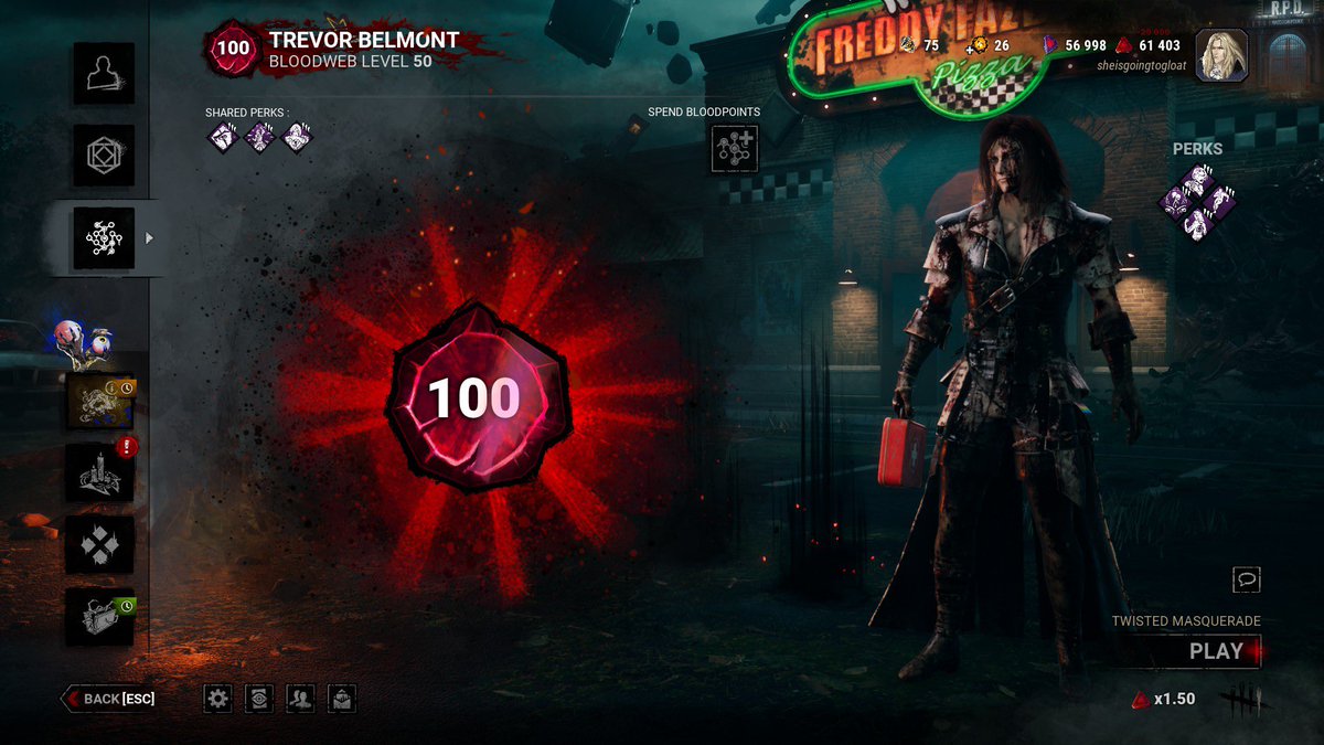 Prestige 100 Trevor/Alucard yay