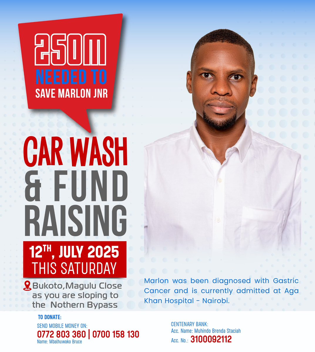 We are doing one for Marlon this Saturday 🙏