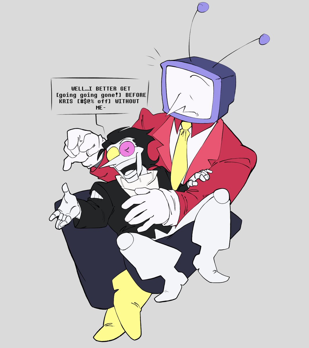 HeckinRissa's tweet image. Old man toxicity 
#spamtenna #tenna #DELTARUNE