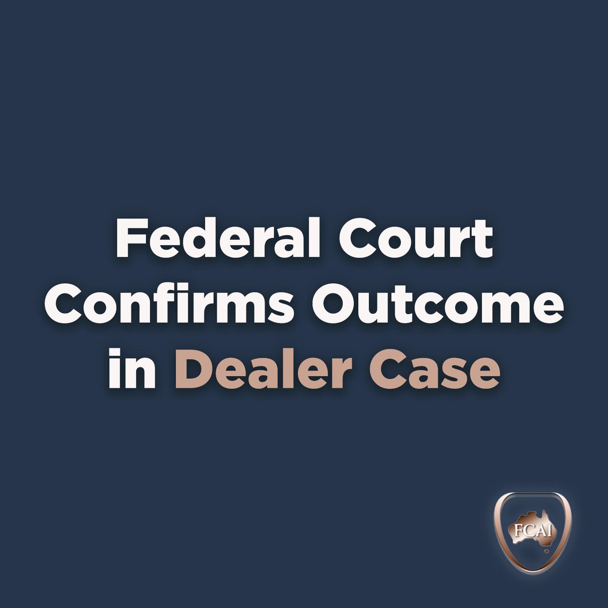 "This decision is a clear recognition from the courts that businesses have the right to choose how they go to market" - FCAI Chief Executive Tony Weber  

Full story: fcai.com.au/federal-court-…

#auspol #mobility #FCAI #driving #cars #newvehiclesales #newcars #carsales