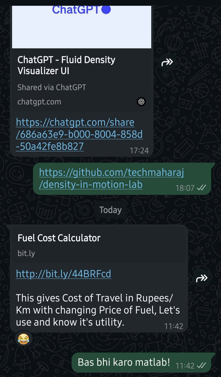 Conversations with my dad lately - Ideas, AI &amp; GitHub 🙈

He's got into this whole idea of #VibeCoding and is building small apps like every day!

Simple HTML+ JS apps but makes me proud to see him using it so well - all from his phone 😳

#GenAI
