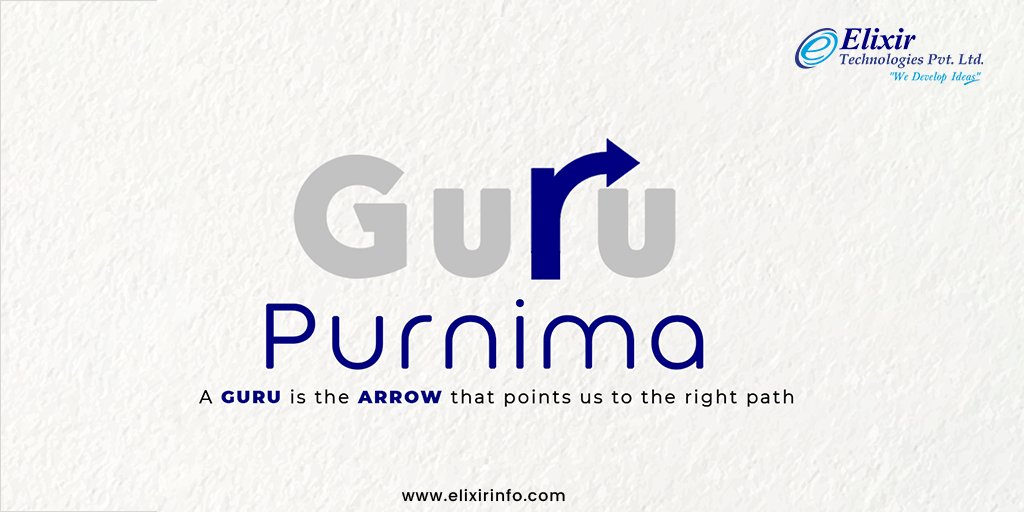 elixirtechie's tweet image. 🪔✨ Happy Guru Purnima!

A GURU is the guiding ➡️ arrow that leads us to the right path.

Gratitude to all the mentors who illuminate our journey. 🙏📘💡

#GuruPurnima #Gratitude #ElixirTechnologies #MentorMagic #GuidingLight 💙