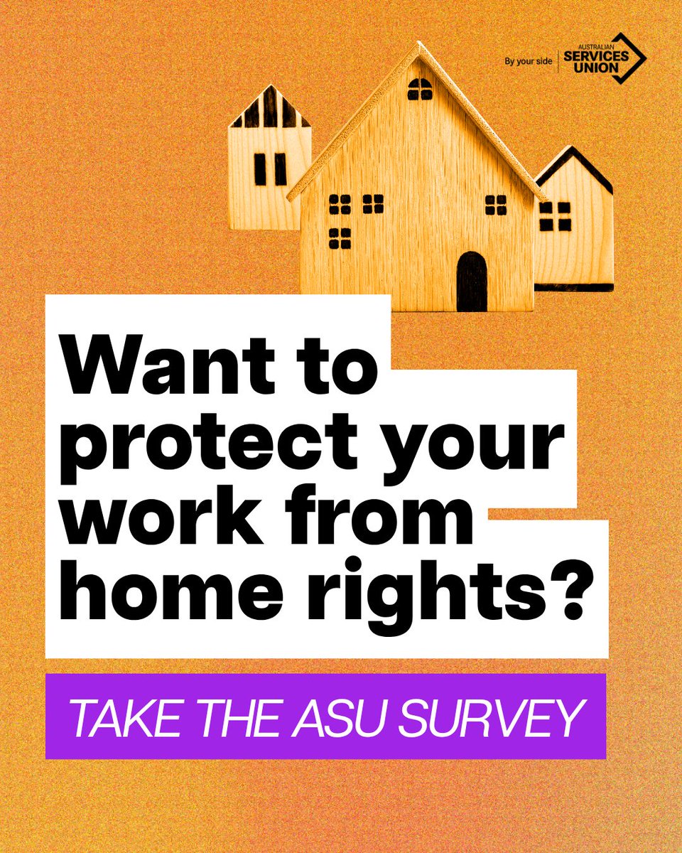Right now, big business is trying to change the rules for admin workers who work from home. 

Take our short survey and tell us how losing these rights would impact you: bit.ly/WFH_survey25