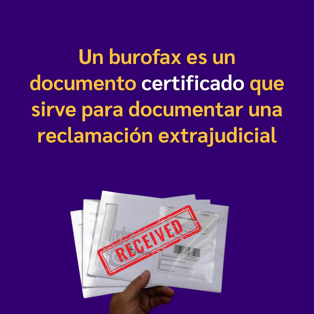 sinmorosos's tweet photo. ¿Qué es un burofax y por qué es clave? 📬
“El burofax es tu mejor aliado para interrumpir la prescripción de las cuotas comunitarias.

✉️ Es un envío certificado con acuse de recibo que demuestra la reclamación extrajudicial y reinicia el plazo de 5 años. https://t.co/HutaqJ4AxY