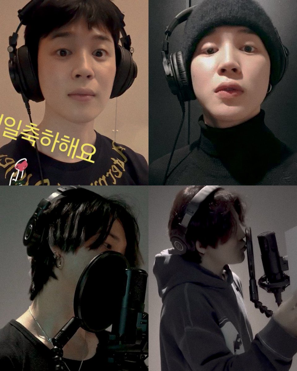 librafolders's tweet image. jimin in the studio 🤍
