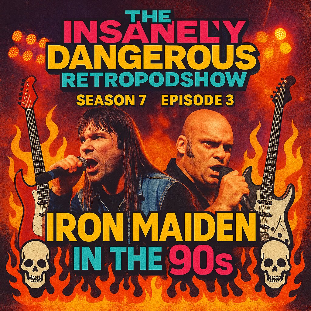 The Insanely Dangerous Retro Podshow (@tidrpodshow) on Twitter photo ⚡️NEW EPISODE!
Season 7, Episode 3 of The Insanely Dangerous Retro Podshow goes full throttle with Iron Maiden in the 90s!
Line-up changes, Blaze Bayley, underrated bangers & a deep dive into four fierce albums! Up the Irons! 🤘
📧 tidrpinboxsolo@gmail.com
#TIDRP #IronMaiden ⚡️NEW EPISODE!
Season 7, Episode 3 of The Insanely Dangerous Retro Podshow goes full throttle with Iron Maiden in the 90s!
Line-up changes, Blaze Bayley, underrated bangers & a deep dive into four fierce albums! Up the Irons! 🤘
📧 tidrpinboxsolo@gmail.com
#TIDRP #IronMaiden