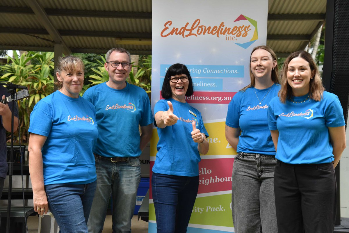 CQU's tweet image. At CQU, we're helping to #EndLoneliness — one conversation at a time. 💙
The Loneliness Project is building connection through conversation, community, and of course — cupcakes. How will you help reduce loneliness today? 👇
👉 endloneliness.org.au
#StartAConversation