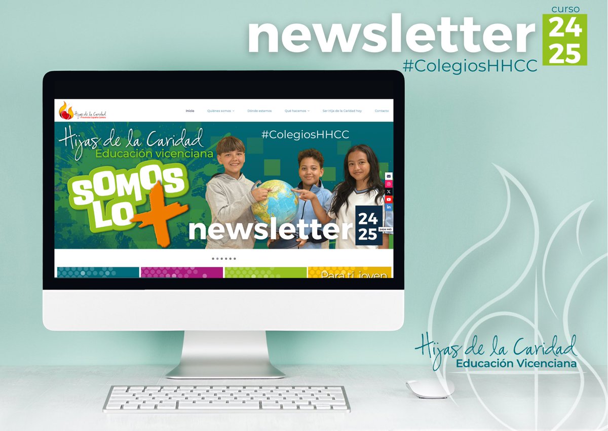 ¡Culmina 🏁 un curso cargado de #proyectos en #ColegiosHHCC  y recogemos frutos 🌱 porque sabemos que todo tiene su tiempo!

¡No te pierdas 🔍 la #newsletter con noticias de todos los centros! 

¡Somos #LoMásEnEducación!
#EducaciónVicenciana 

👀 online.flippingbook.com/view/107141533/