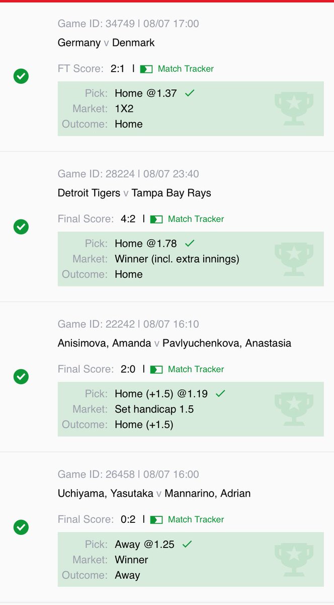 3 odds  ✅✅✅

Check telegram for more tips ➡️ t.me/+0l23ujjkG8E4Z…
