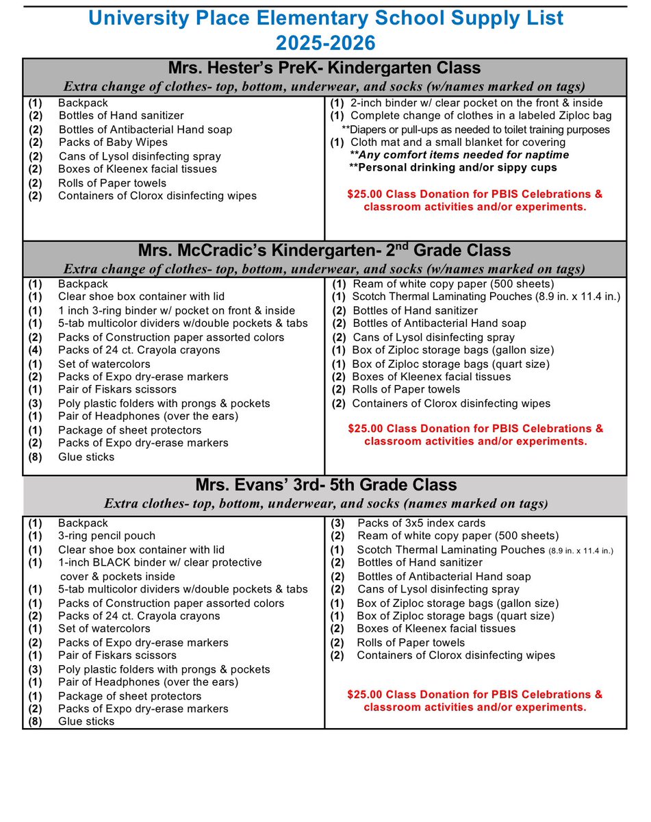 University Place (@upes_leads) on Twitter photo 📚✏️Get a head start on preparing for back-to-school🎒Our 2025–26 supply lists are here to help you plan✨
Check your child’s grade-level list to ensure they’re set up for a successful school year. Let’s get ready to learn, grow and LEAD❤️🦅#BackToSchool #UPESleads <a href="/nakelya/">Nakelya Mullins</a> 📚✏️Get a head start on preparing for back-to-school🎒Our 2025–26 supply lists are here to help you plan✨
Check your child’s grade-level list to ensure they’re set up for a successful school year. Let’s get ready to learn, grow and LEAD❤️🦅#BackToSchool #UPESleads <a href="/nakelya/">Nakelya Mullins</a>
