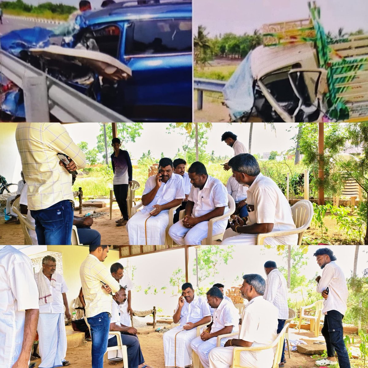 TvkSenthilkumar's tweet photo. தமிழக வெற்றி கழகம் சேலம் வடமேற்கு மாவட்டம் சார்பாக அஞ்சலி 
நேற்று தஞ்சாவூர் அருகே காரும் சரக்கு வேணும் மோதிக்கொண்ட கோர விபத்தில் ஒரே குடும்பத்தை சேர்ந்த நான்கு பேர் உயிரிழந்தனர் இறந்த 4 பேரும் ஓமலூர் அருகே மூலக்கடை புதூர் காடம் பட்டியை சேர்ந்தவர் என்பது குறிப்பிடத்தக்கது. https://t.co/OcvDt8tQnr