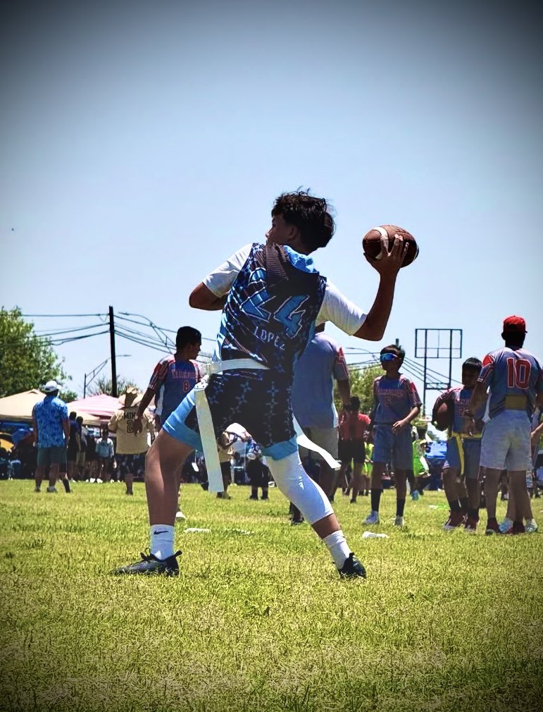 Hobbs NM flag football tournament photo #classof20230 #roswellnm #QB