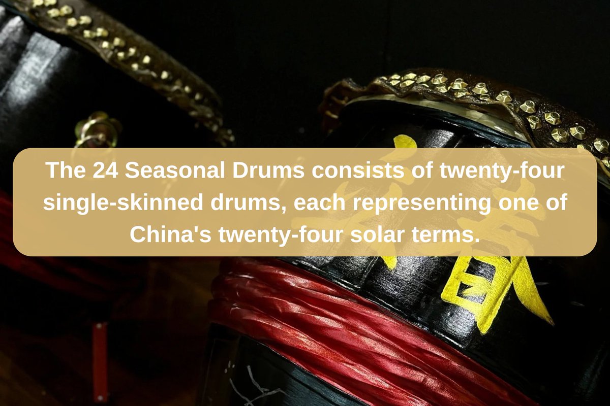 🥁🥁The 24 Seasonal Drums is a drum performance form that embodies traditional Chinese culture. 
Don't miss out—get your tickets now to see more music performance!!
👉reg.musicchina-expo.com/en/?utm_source…
📍Shanghai, China
📅Oct 22-25, 2025