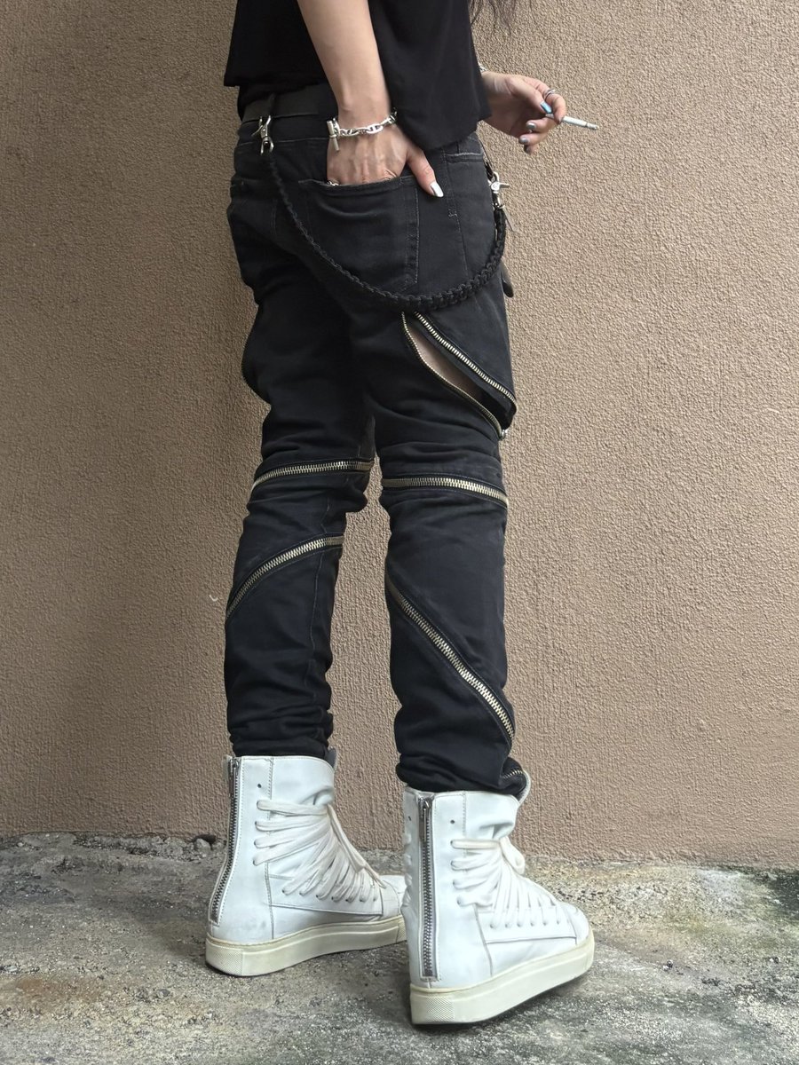 Nicolas Andreas Taralis - Spiral Zip Pants Kris Van Assche - Multi
