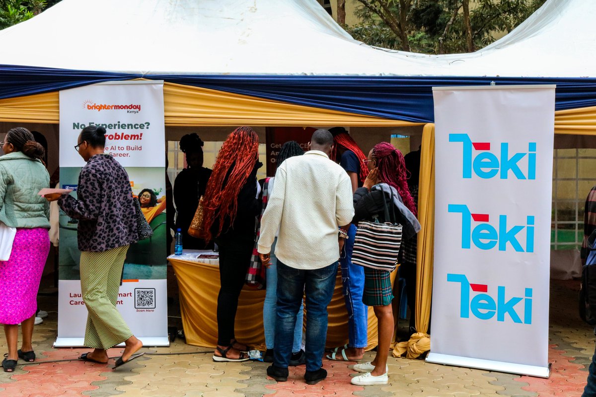 TEKI (@tekiltd) on Twitter photo Last week, #Teki & our partners <a href="/brightermondayk/">BrighterMondayKe</a> were at MKU Career Fair!
We trained students on BrighterMonday's AI Career Tool & Certified Micro Learning Courses in line with our #DigitalMarketing & #CreatorEssentials courses. More university visits coming soon β stay tuned! Last week, #Teki & our partners <a href="/brightermondayk/">BrighterMondayKe</a> were at MKU Career Fair!
We trained students on BrighterMonday's AI Career Tool & Certified Micro Learning Courses in line with our #DigitalMarketing & #CreatorEssentials courses. More university visits coming soon β stay tuned!