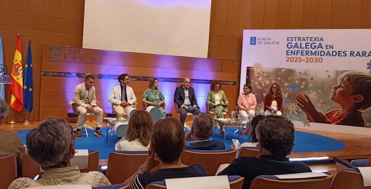 🚨 #Galicia lanza su nueva Estratexia Galega en #EnfermedadesRaras 2025‑30
🧩 Inversión récord: 396 M€ para reducir un 30 % las esperas diagnósticas
👶 Cribado 12 nuevas enfermedades
🤖 Rehabilitación robotizada + atención multidisciplinar
📊 Evaluación de resultados en salud