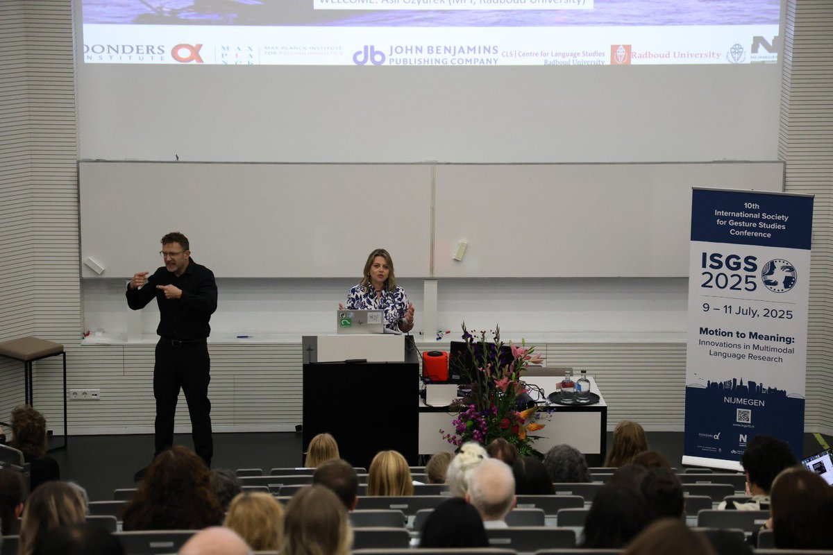 isgs2025's tweet image. We’re kicking off #ISGS2025  with our opening session— looking forward to three days of latest multimodal language research!