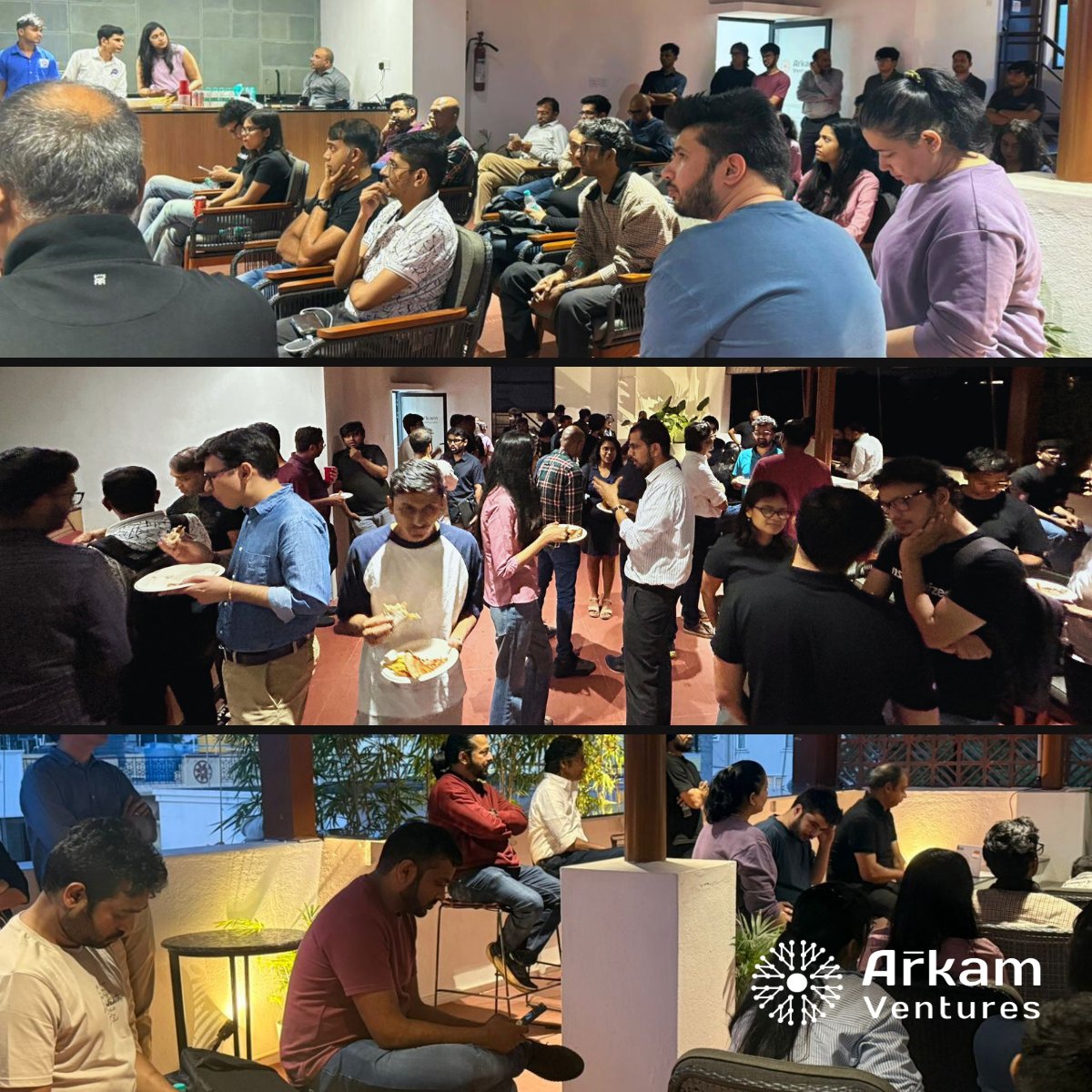 ArkamVC (@arkam_vc) on Twitter photo From Prompts to Products- our latest Consumer AI Meetup at Arkam brought together founders building new consumer experiences with AI.
Big thanks to Sahil Gupta (<a href="/MurfAIStudio/">Murf AI</a>) and <a href="/dementorSam/">Soumyadeep Mukherjee 🏡</a> (<a href="/dashstudioai/">Dashtoon Studio</a>) for sharing their insights with a packed house.
More soon! From Prompts to Products- our latest Consumer AI Meetup at Arkam brought together founders building new consumer experiences with AI.
Big thanks to Sahil Gupta (<a href="/MurfAIStudio/">Murf AI</a>) and <a href="/dementorSam/">Soumyadeep Mukherjee 🏡</a> (<a href="/dashstudioai/">Dashtoon Studio</a>) for sharing their insights with a packed house.
More soon!