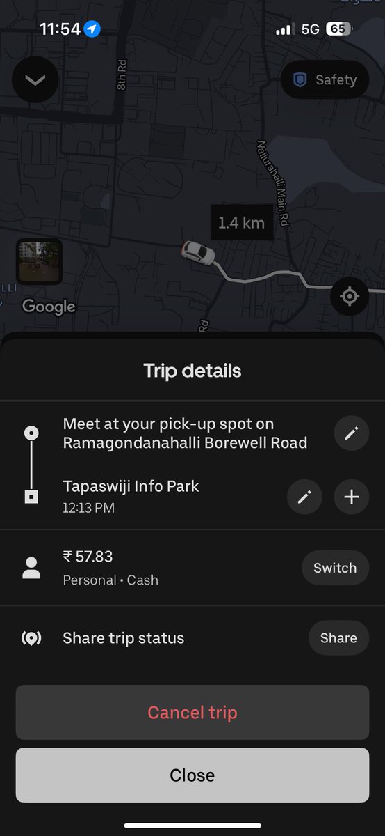 jsakshxm's tweet image. Only in Bangalore will an auto quote ₹72 and still reject you,
while Uber sends a cab at ₹57 😭

And I still reach office late — no one’s mad. No founder pressure @matiks_play 

Sirf kaam hoona chahiye 😤