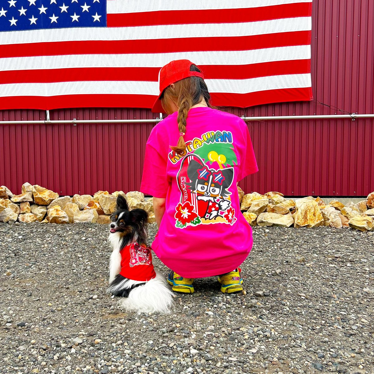 🆕SUMMERデザインだよ〜🐶🏄🌴

モデル着用
わんこ Sサイズ
MENS Mサイズ