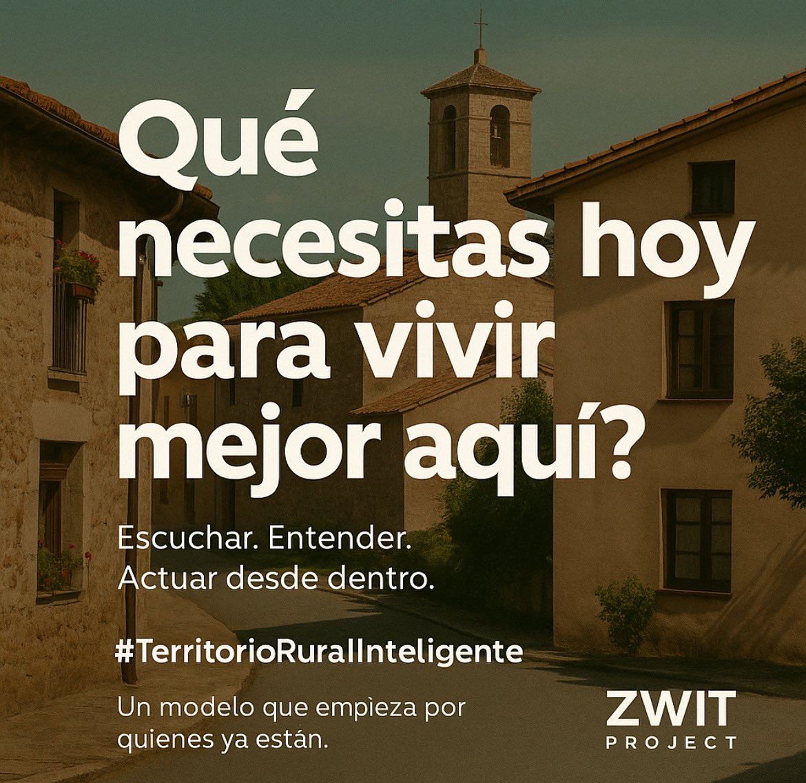 En la mayoría de los planes para revitalizar el medio rural, se habla de atraer, repoblar, impulsar nuevas oportunidades…

Pero, ¿y si antes de todo eso nos detuviéramos a hacer una sola pregunta esencial?

¿Qué necesitan hoy quienes ya viven aquí?