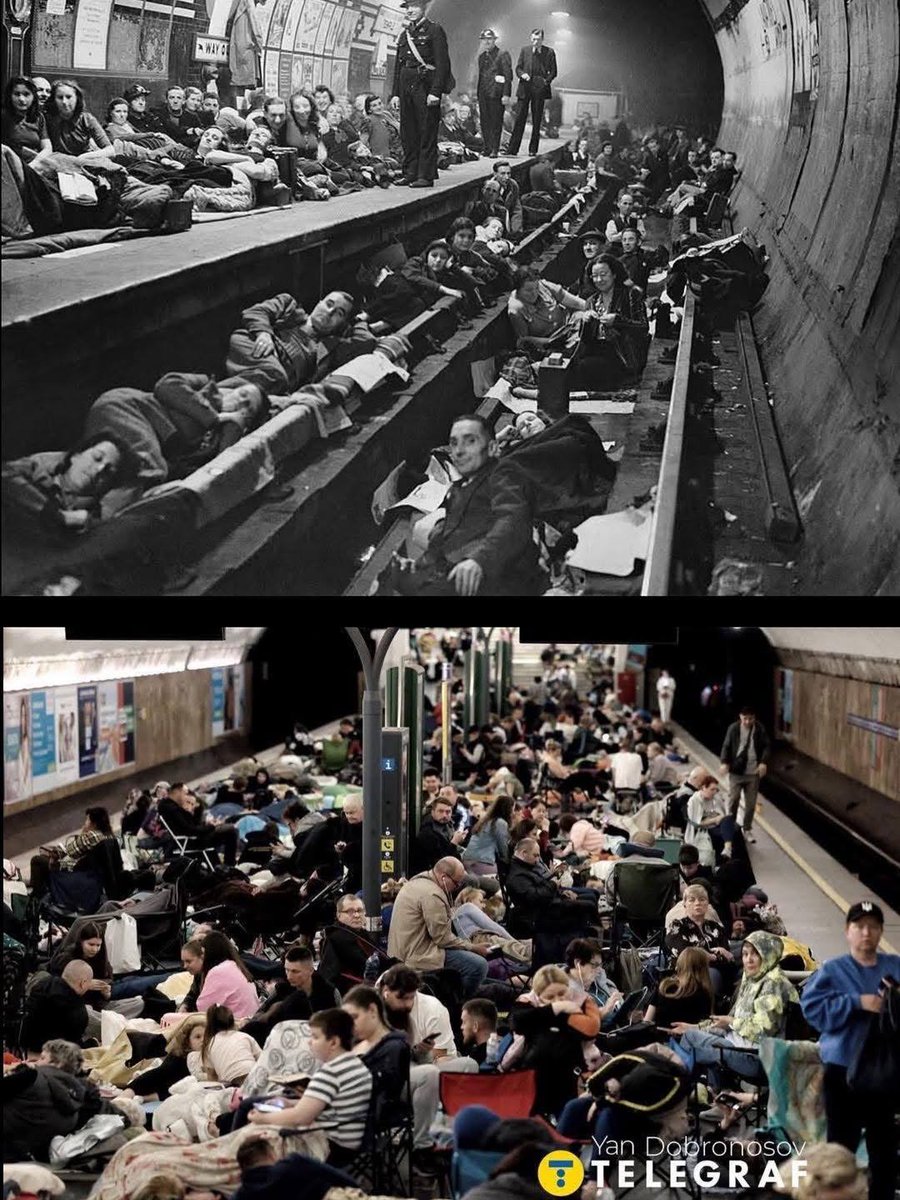 London 1940 and  Kyiv 2025