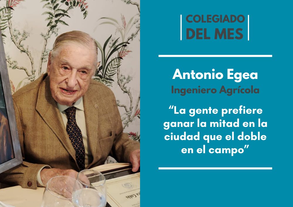 💯 Antonio Egea, colegiado del Colegio de Badajoz <a href="/agricolasBA/">INGENIEROS AGRÍCOLAS BADAJOZ</a>, ha cumplido 100 años.

#Ganadero, Ingeniero Agrícola y gran defensor de las razas autóctonas.

Una vida de compromiso con el campo y la profesión.

📖 Disfruta aquí del #colegiadodelmes: agricolas.org/colegiado-mes/…