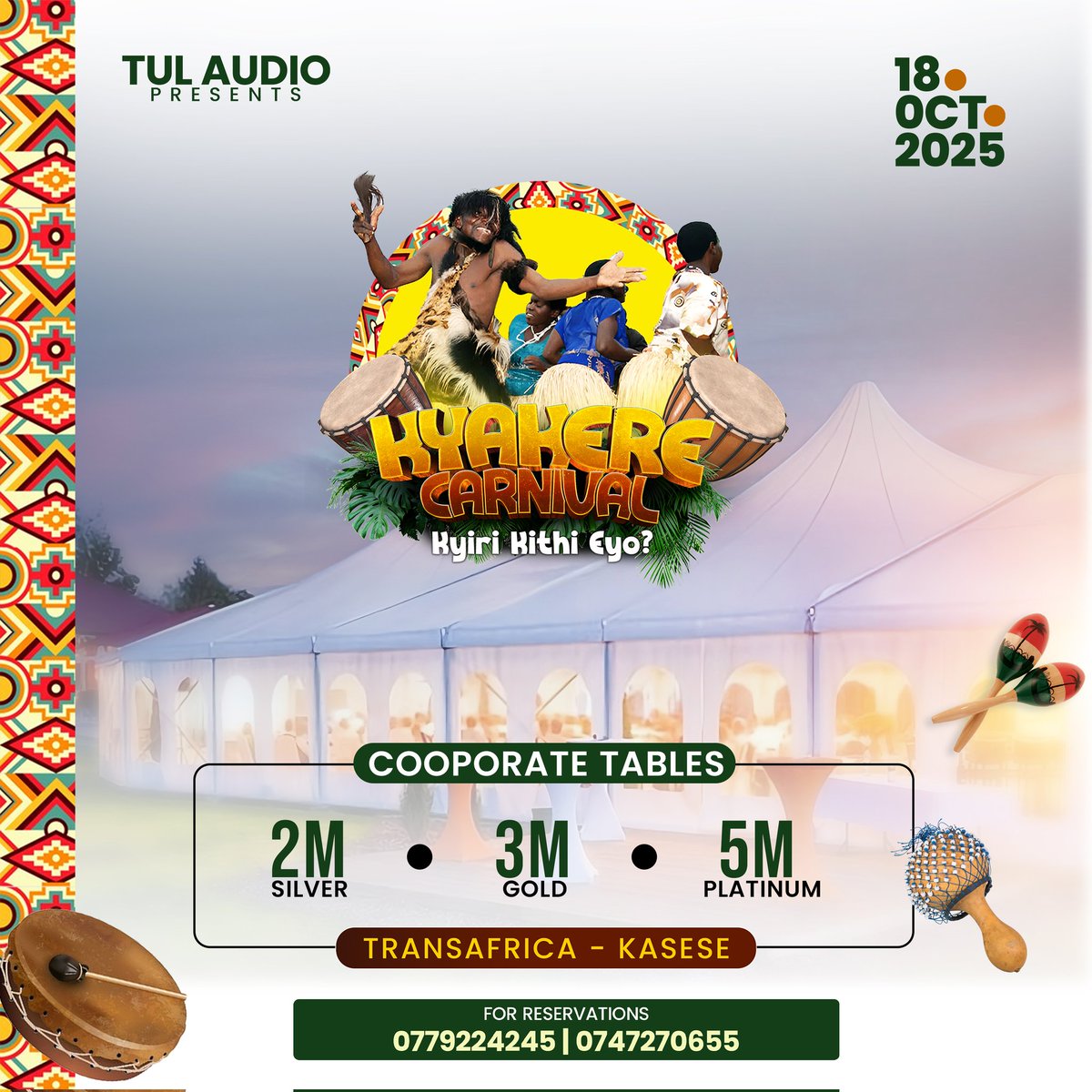 EvalyneKabugho's tweet image. Good morning Rwenzori allow me to remind you about Kyakere carnival,,, everything is set