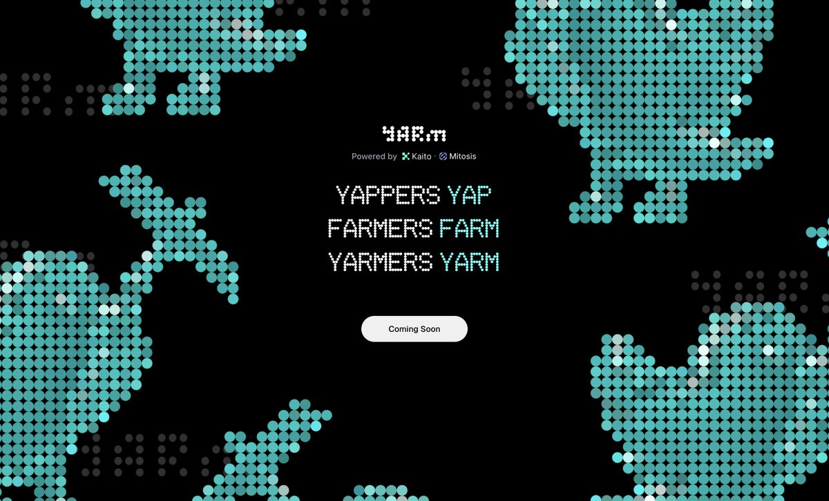 Brey da Monsta (@0xbreyn) on Twitter photo gYarm everyone!
The <a href="/Yarm_AI/">Yarm</a> website is now live — yarm.ai
Your voice becomes your yield, connecting DeFi and Yaps 
An article with more details regarding Yarm is expected soon, along with the early access snapshot.
Can’t wait to dive deeper into Yarm! gYarm everyone!
The <a href="/Yarm_AI/">Yarm</a> website is now live — yarm.ai
Your voice becomes your yield, connecting DeFi and Yaps 
An article with more details regarding Yarm is expected soon, along with the early access snapshot.
Can’t wait to dive deeper into Yarm!