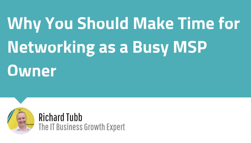 At networking events with business owners from a range of sectors, you’ll get to hear first-hand what their concerns are when it comes to #IT and #tech, which will give you ideas for new solutions.

Read HERE 👉 tubblog.co.uk/sales-and-mark…

#ManagedServices