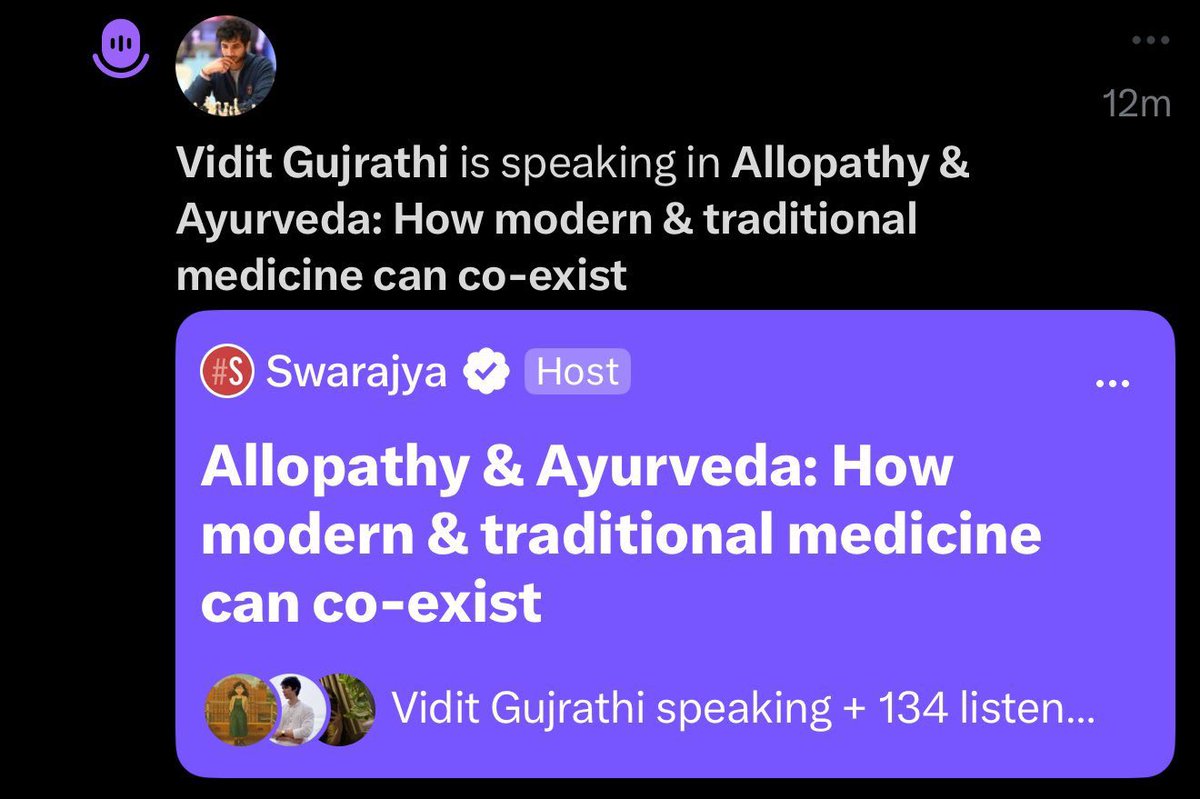 So he wasn’t that naive. Doubling down on his own stupidity. He should speak about how traditional method can exist on its own, not how to piggy back on modern medicine