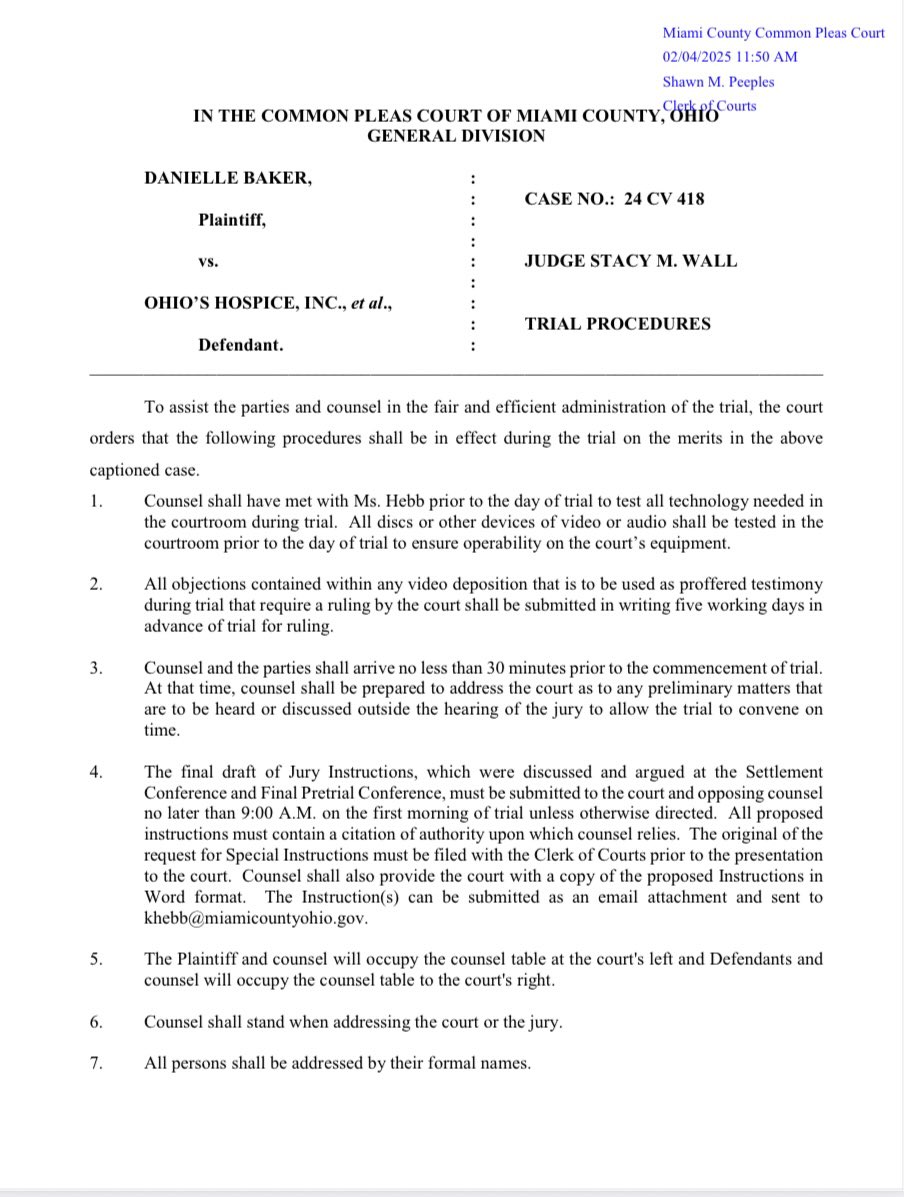 thecoercednurse's tweet image. 🚨 Danielle Baker 🚨
vs
Ohio’s Hospice INC, et al
Trial order: 8 days to end coercion!
It’s not ok that employers face no fallout for coercing us with threats, leaving us with disabilities, lost incomes, shattered careers, and trauma from forced…