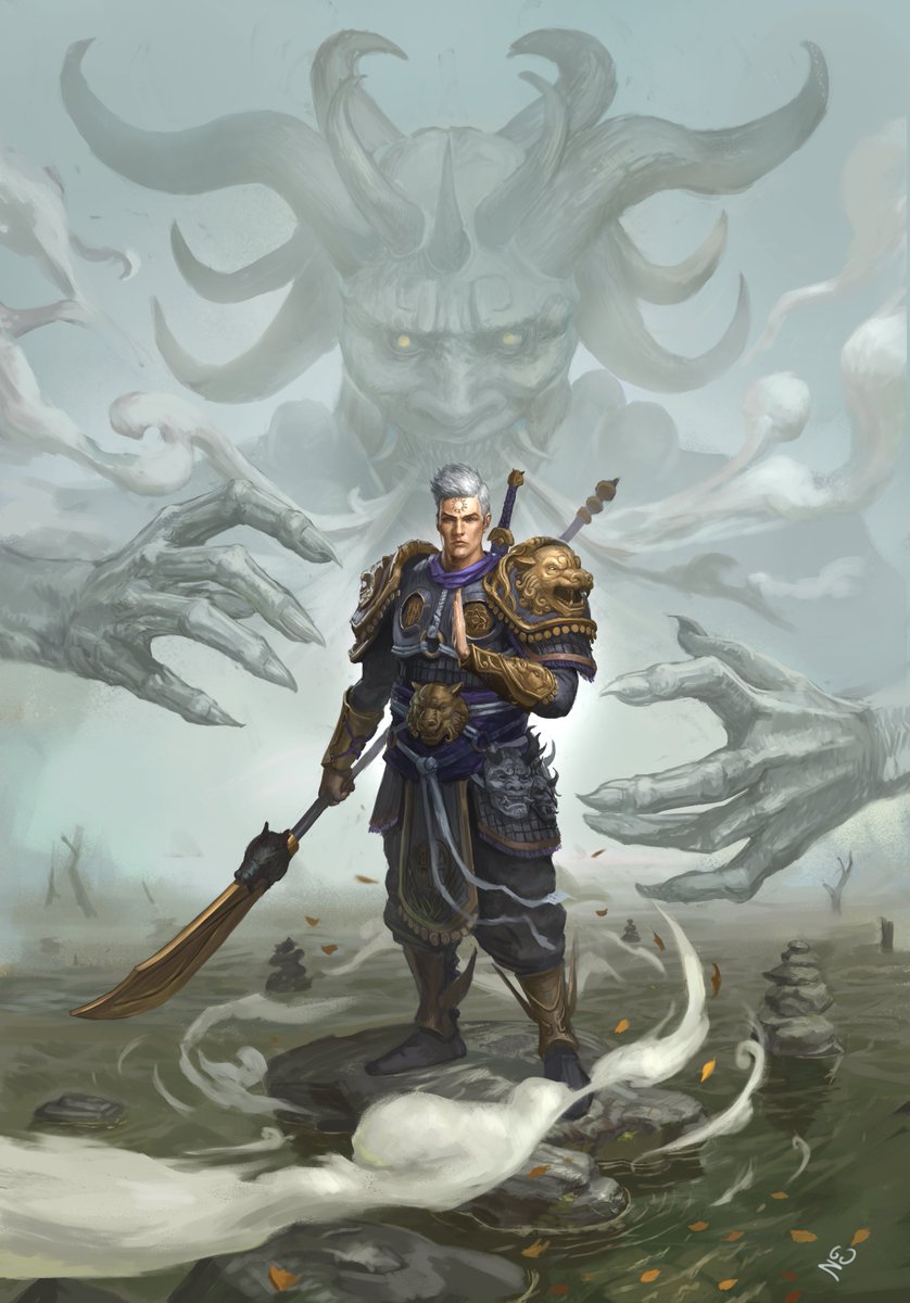 uzzzyzzzu's tweet image. Hey! It's #PorfolioDay
I'm uzZzy, an artist who just does like to paint fantasy arts.馃悏