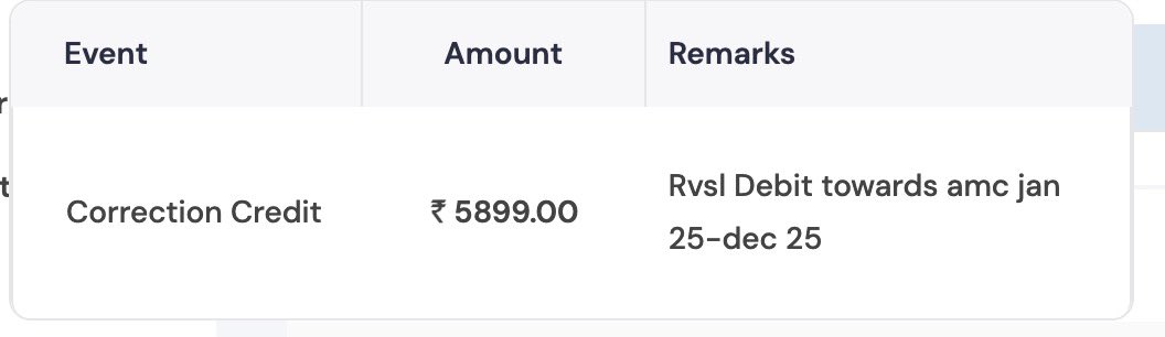 _kaushalshah's tweet image. Last month while I was just randomly scrolling over one of our payment gateway settlement history
I found an unknown charge of Rs.5899 which was mentioned as an AMC charge for their premium support (which I never opted for)
and charges was deducted within one of my settlement…