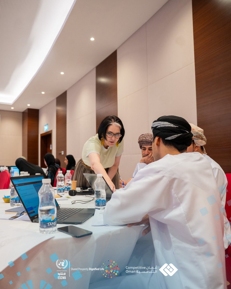 CompetitiveOman's tweet image. 🔹المعرفة رحلة مستمرة، مشاركو ورشة #ISPAR في نقاشاتٍ مع الإسكوا للبحث في أدوات تحسين أداء سلطنة عمان على الخارطة الدولية.
#نحو_عُمان_التنافسية