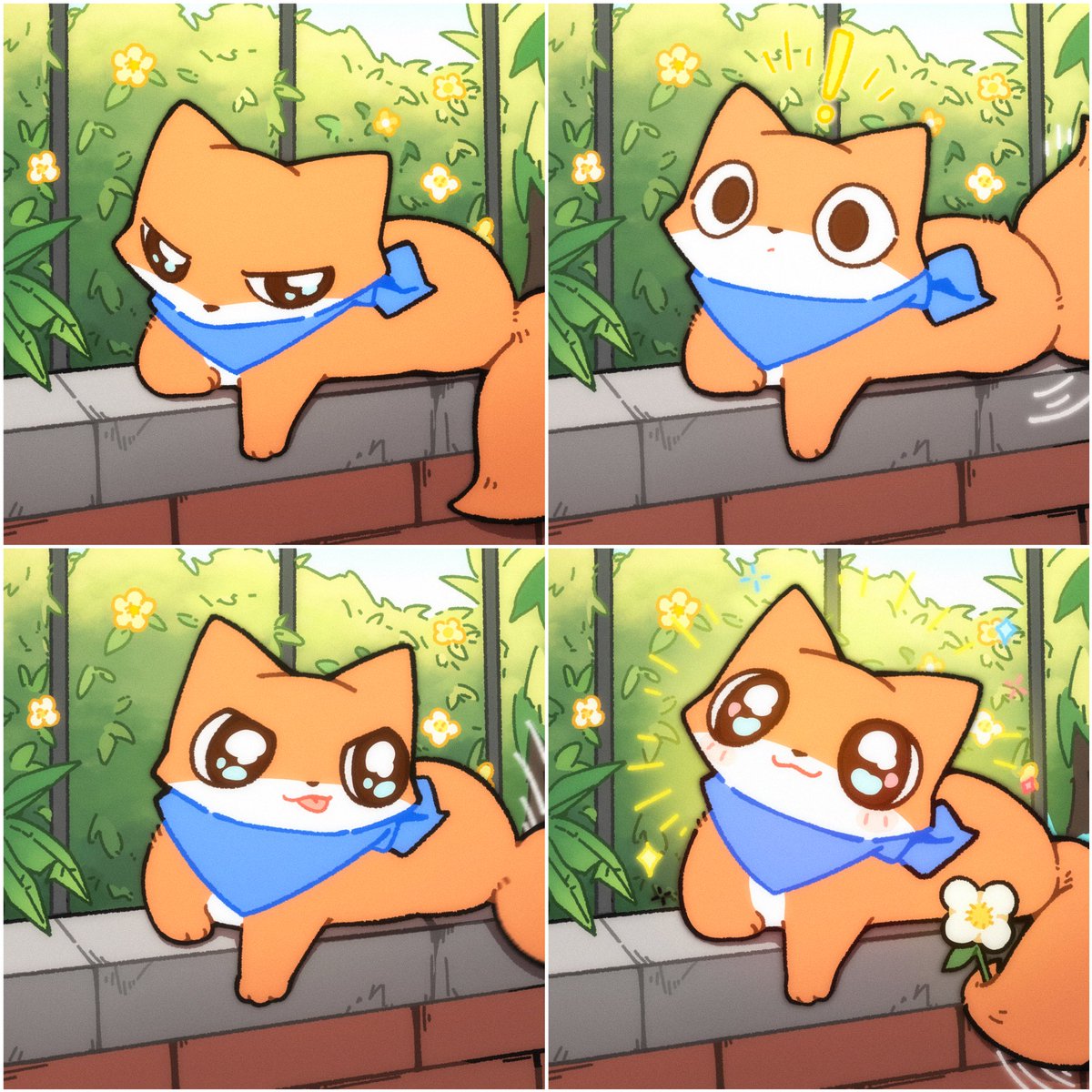 TeafoxXCH's tweet image. Congrats on meeting tea fox—here's a flower for you!🌸
#teafox #Avatar #cute #art