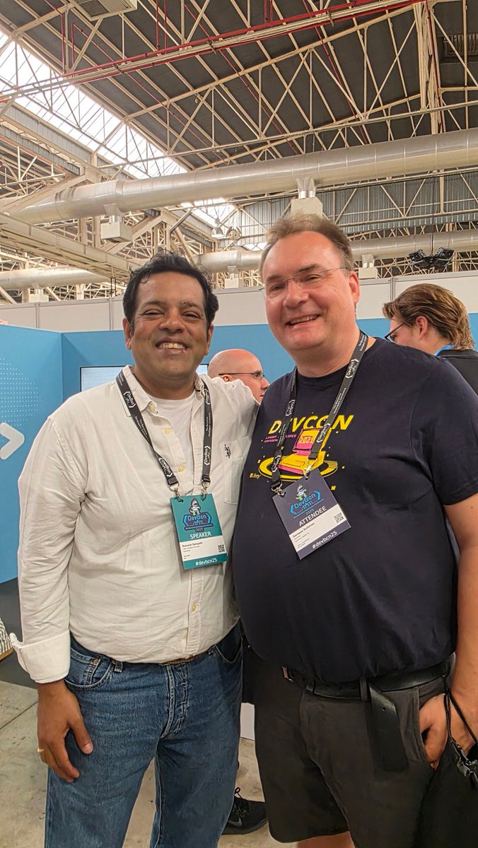Good friend <a href="/kamesh_sampath/">Kamesh Sampath</a> also is here at #devbcn25