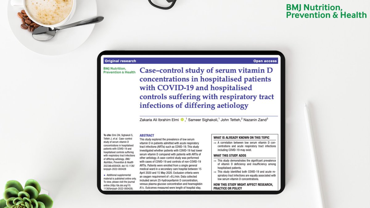 Diving into the complex relationship between Vitamin D and COVID-19. ☀️ 😷  Uncovering the differences in serum concentrations between patients and controls. 

What will science reveal? bit.ly/4enCQhd

#HealthResearch #COVID19Study