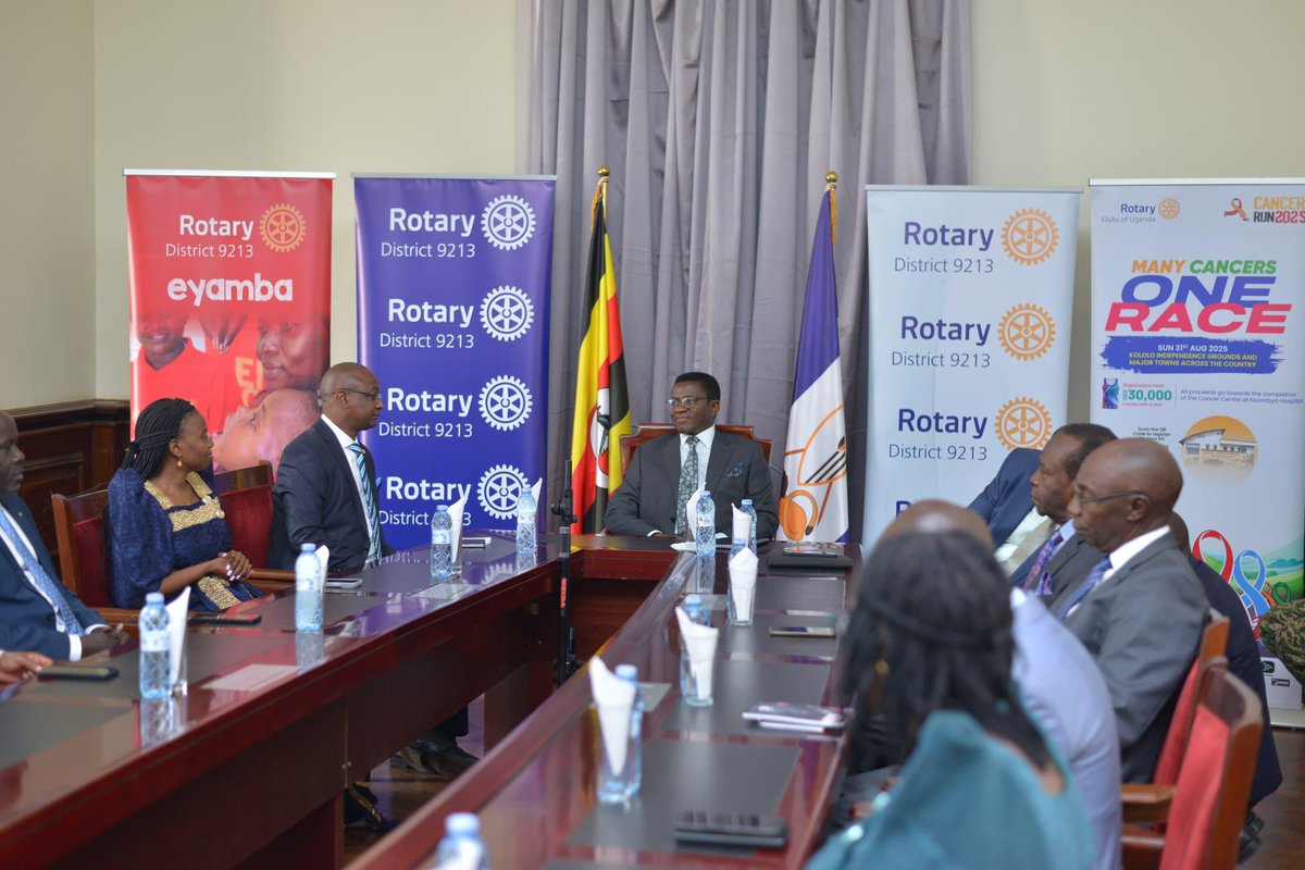 I love how Rotary leadership is built on competence; which is why the organization continues to accomplish so much — even with arguably limited resources.

This morning, I received Rtn. Geoffrey Martin Kitakule, the new Rotary District 9213 Governor. I look forward to working