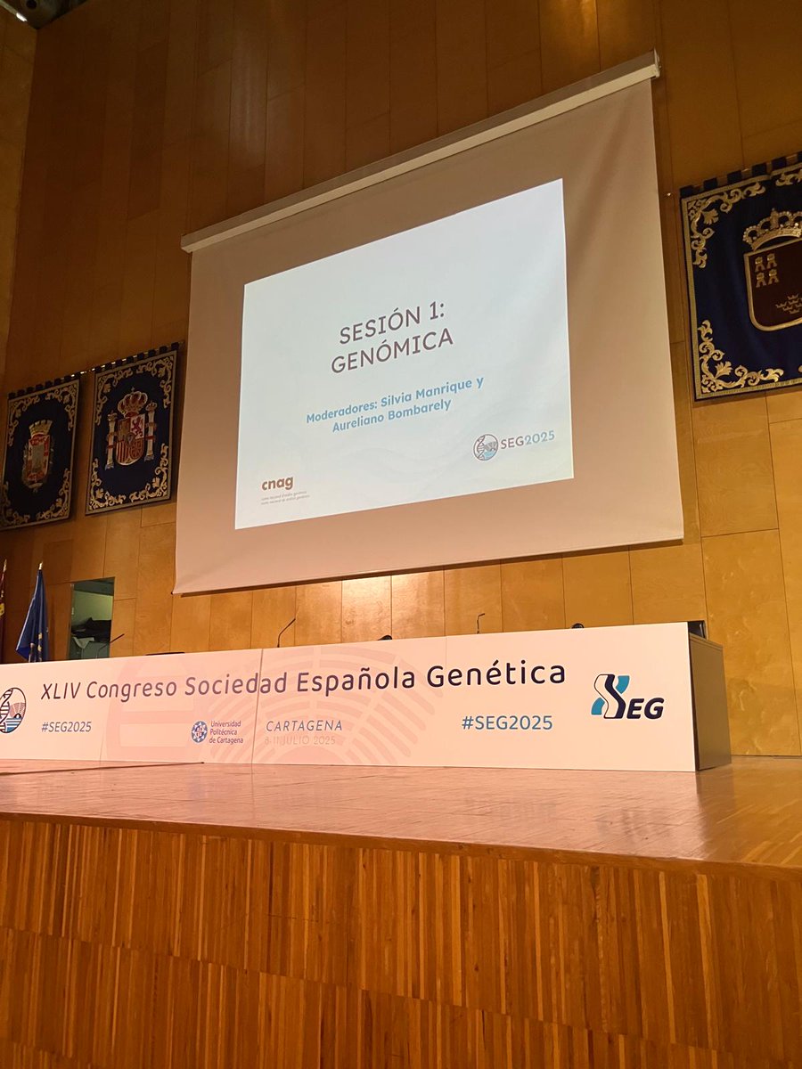 IRNASA-CSIC (@irnasa_csic) on Twitter photo 🧬La investigadora del #IRNASA-CSIC <a href="/tank_silvia/">Silvia Manrique (@tank-silvia.bsky.social)</a> ha moderado la sesión de #Genómica que ha abierto hoy el congreso #SEG2025 de <a href="/segenetica/">@SEGenetica</a> junto a <a href="/aubombarely/">Aureliano Bombarely</a>. 🧬La investigadora del #IRNASA-CSIC <a href="/tank_silvia/">Silvia Manrique (@tank-silvia.bsky.social)</a> ha moderado la sesión de #Genómica que ha abierto hoy el congreso #SEG2025 de <a href="/segenetica/">@SEGenetica</a> junto a <a href="/aubombarely/">Aureliano Bombarely</a>.