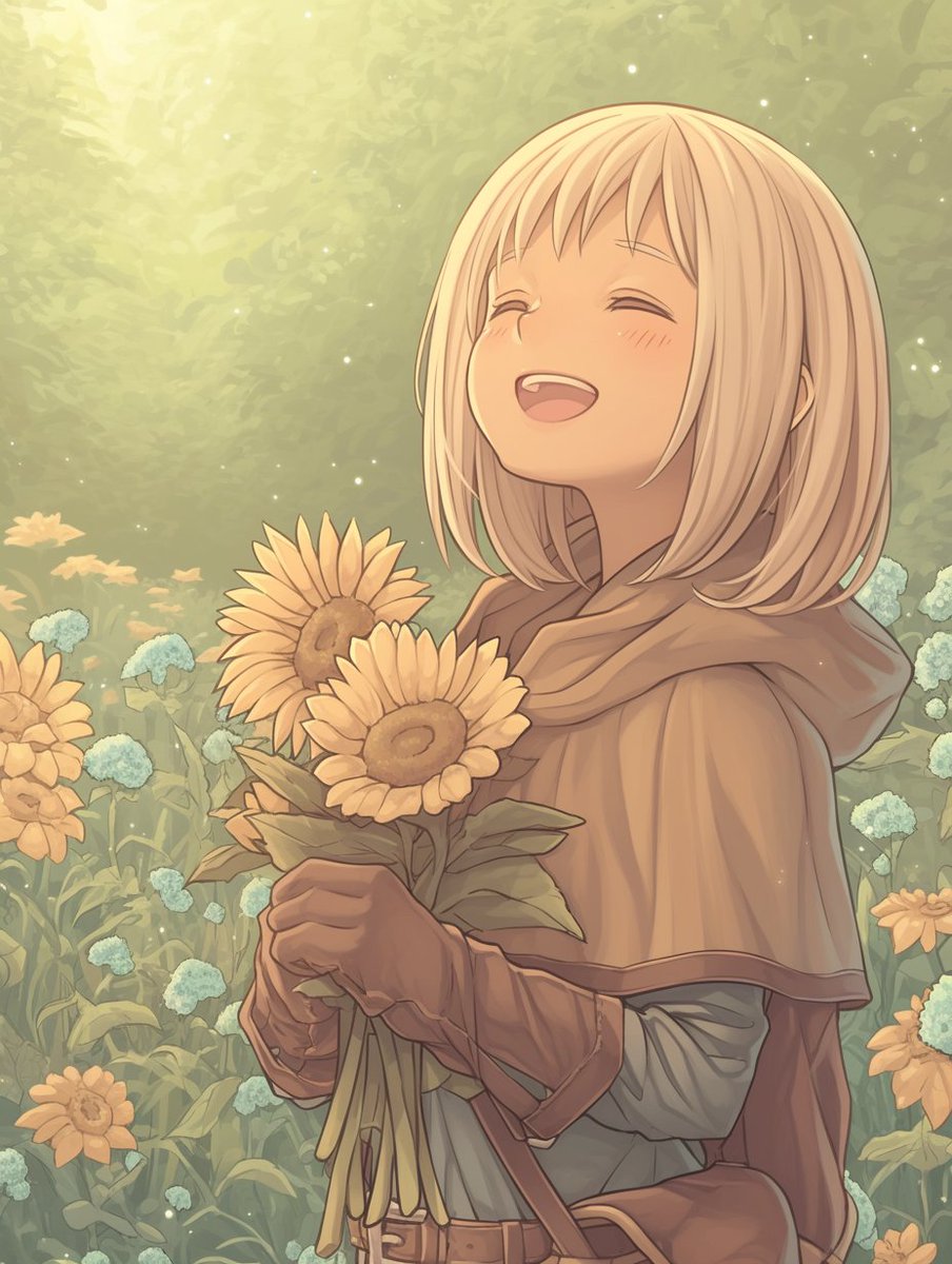 「ひまわりの笑顔」
#AIArtworks #AIillust #fantasy #NijiJourney