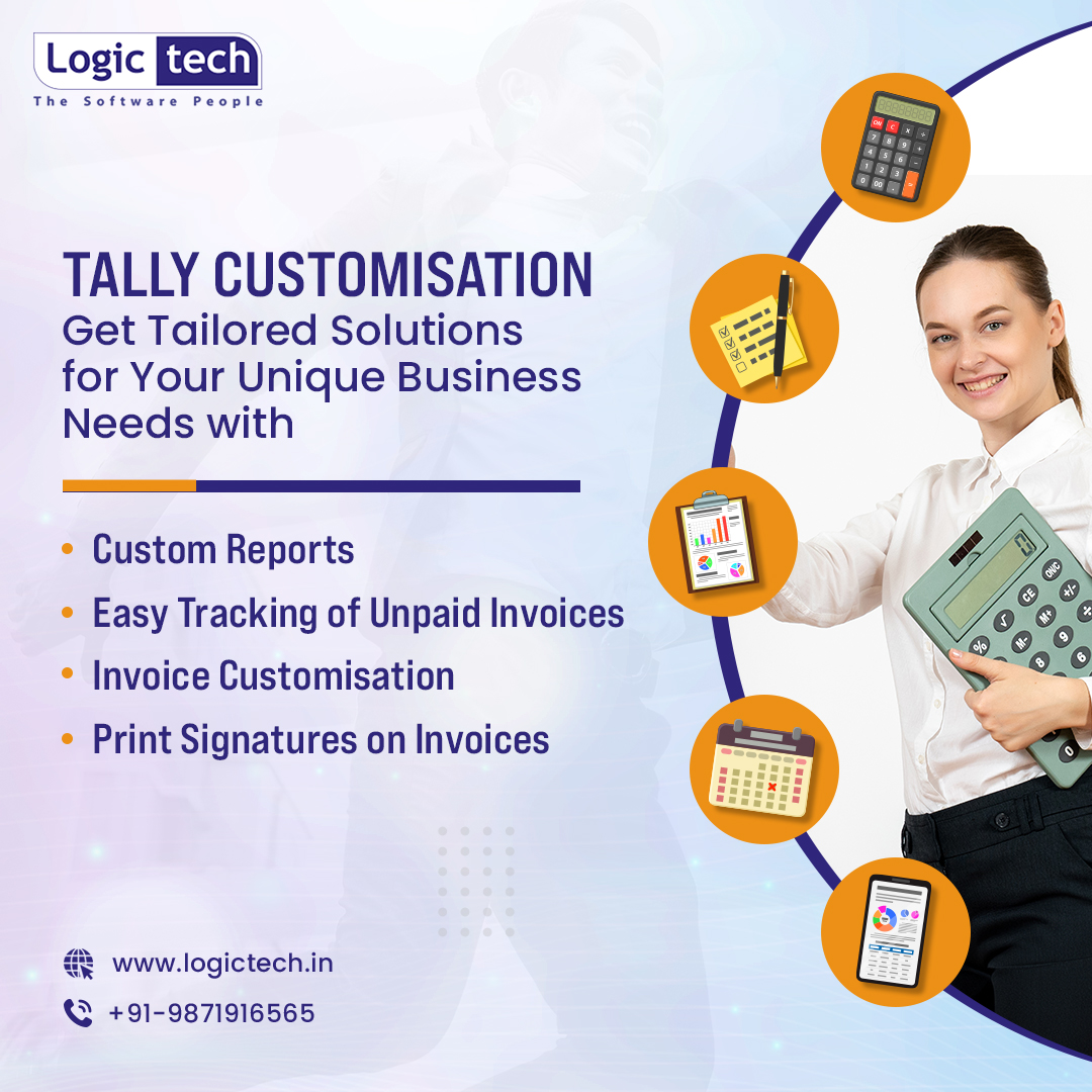 LogictechSol's tweet image. Customise your Tally with Logictech Solutions.
Now, custom reports, easy tracking of unpaid invoices, invoice customisation, and even print signatures on invoices! 📑
Let’s make business a breeze! 💼
#TallyCustomisation #BusinessMadeEasy #CustomReports #InvoiceTracking
