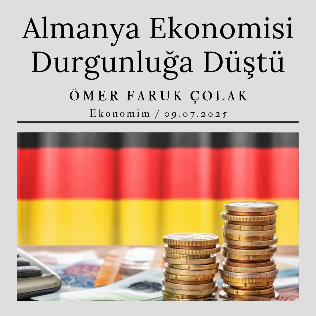 Editörümüz Prof. Dr. Ömer Faruk Çolak'ın Ekonomim gazetesindeki köşesi Ekonomi Atlası'nda:  

🖊️Almanya Ekonomisi Durgunluğa Düştü

Okumak için:
ekonomim.com/kose-yazisi/al…