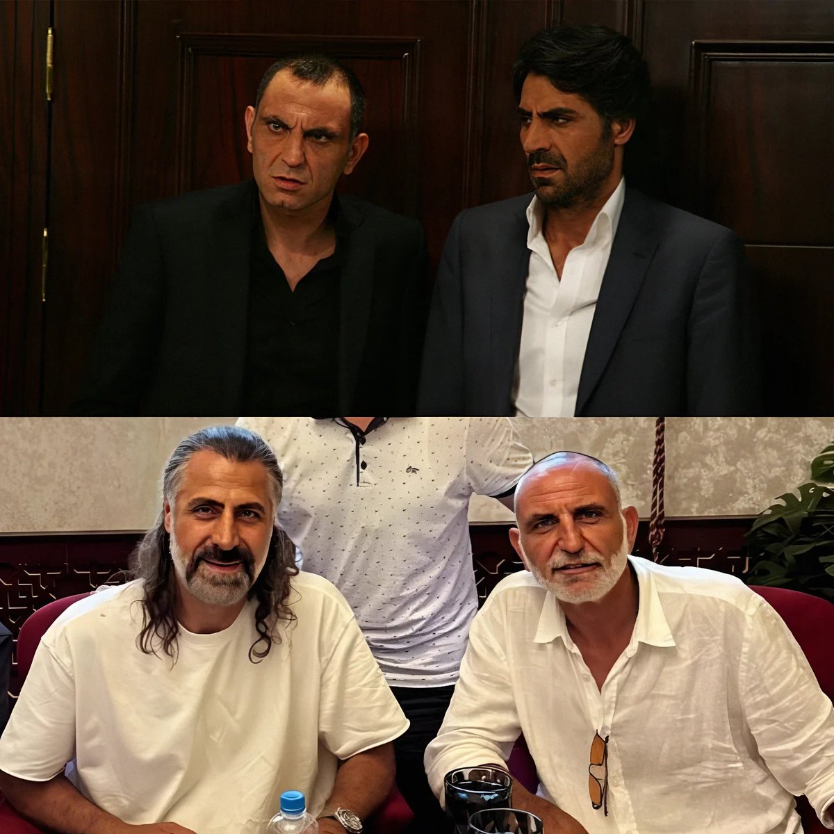 Yıllar sonra...
İki dost bir arada.