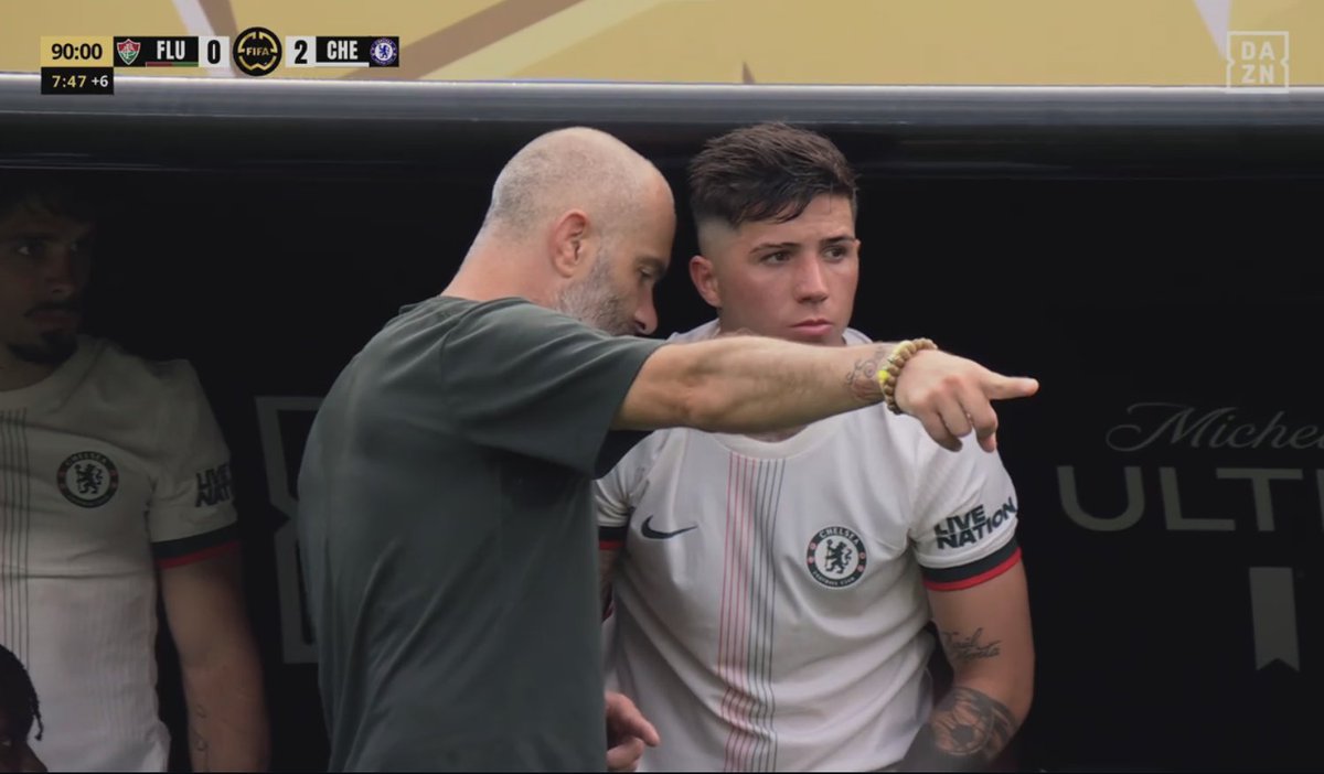 These guys meant business, Enzo was still coaching Fernandez even when substituted 
My Chelsea is back