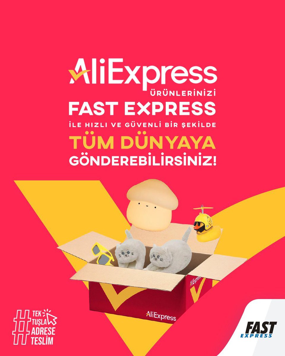 Dünyanın herhangi bir noktasındaki #AliExpress müşterinize siz de #yurtdışıkargo gönderebilirsiniz😊

0212 541 44 10'dan veya fast-express.com 'dan bize ulaşabilir, fast-express.com/tr/kampanya adresinden en uygun fiyatı alabilirsiniz👍

#fastexpress #yurtdışınakargo